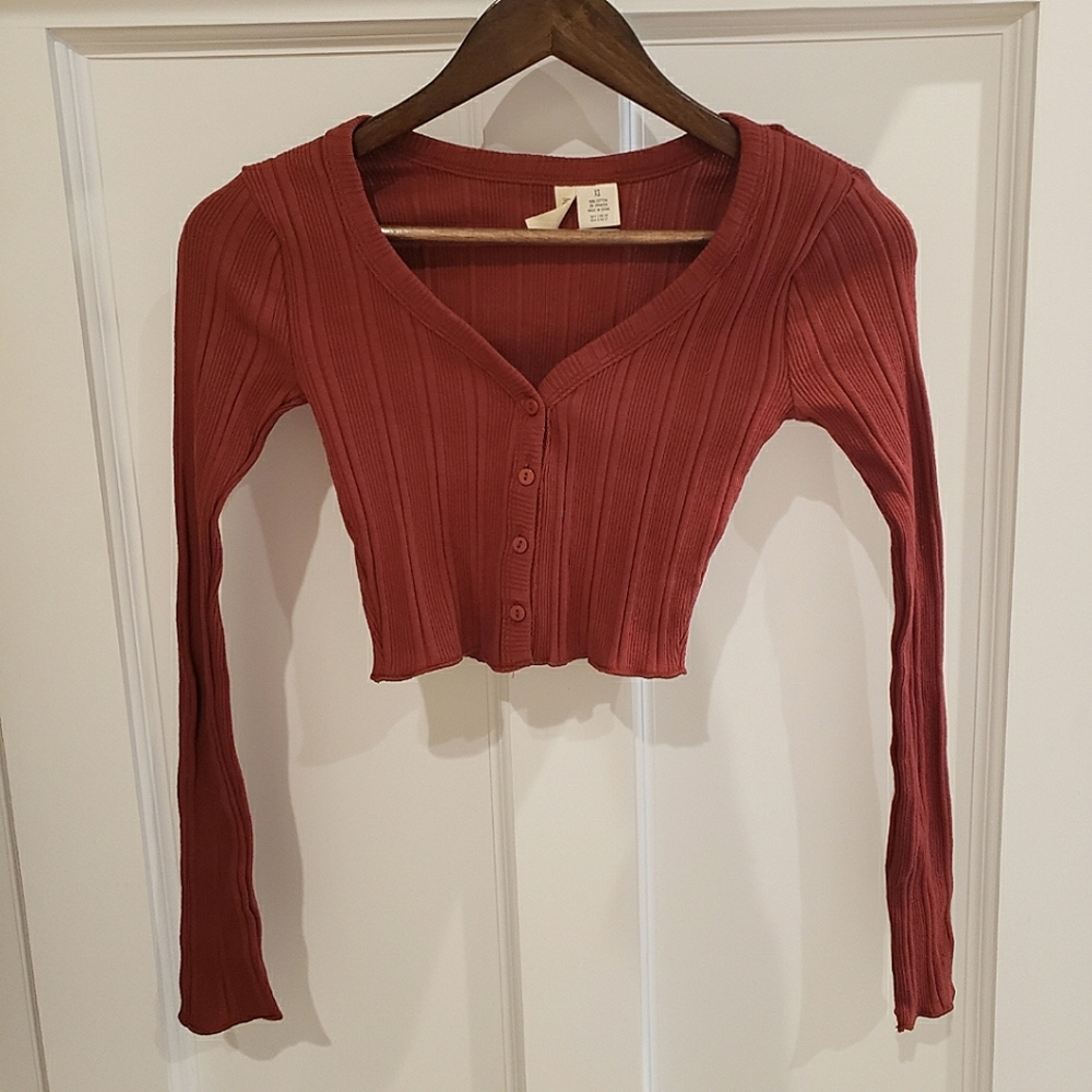 Sky and Sparrow Cropped Shirt